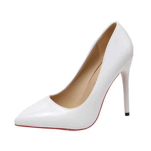 Elegant Plus Size Stiletto Pumps for Women - Pointed Toe Party Shoes